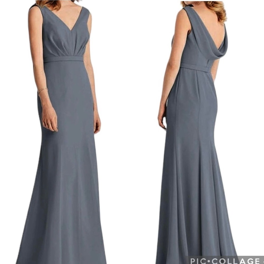 Jenny Packham Bridesmaid Dress Size 0 NWT  Cowl Back Sleeveless Silverton JP1032